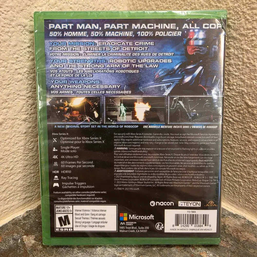 Game - RoboCop: Rogue City (NEW) - Xbox Series X
